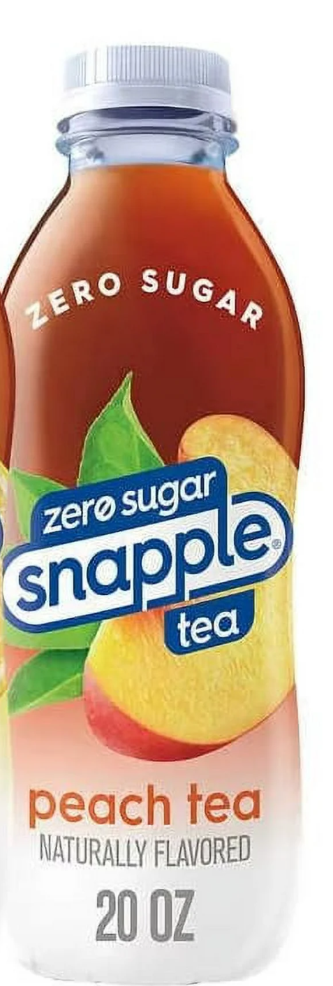 Snapple Peach Tea Zero Sugar 20 oz